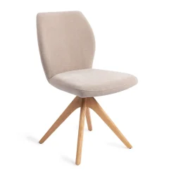Jesper Home Beige Eetkamerstoelen|Draaibare Eetkamerstoelen|Eetkamerstoel Ikata Revolve Oak Natural