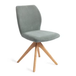 Jesper Home Beige Eetkamerstoelen|Draaibare Eetkamerstoelen|Eetkamerstoel Ikata Revolve Oak Natural