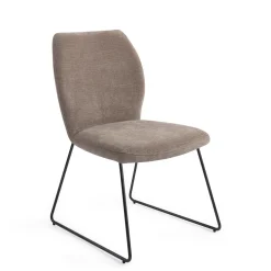 Jesper Home Beige Eetkamerstoelen|Eetkamerstoelen Zonder Armleuning|Eetkamerstoel Ikata Slide Black