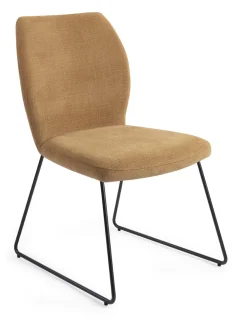 Jesper Home Beige Eetkamerstoelen|Eetkamerstoelen Zonder Armleuning|Eetkamerstoel Ikata Slide Black