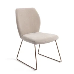 Jesper Home Beige Eetkamerstoelen|Eetkamerstoelen Zonder Armleuning|Eetkamerstoel Ikata Slide Rose