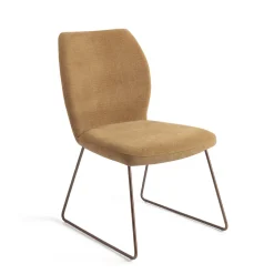 Jesper Home Beige Eetkamerstoelen|Eetkamerstoelen Zonder Armleuning|Eetkamerstoel Ikata Slide Rose
