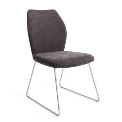 Jesper Home Beige Eetkamerstoelen|Eetkamerstoelen Zonder Armleuning|Eetkamerstoel Ikata Slide Steel