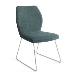 Jesper Home Beige Eetkamerstoelen|Eetkamerstoelen Zonder Armleuning|Eetkamerstoel Ikata Slide Steel