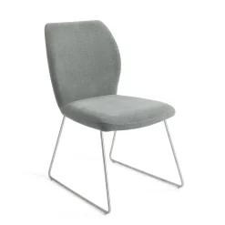 Jesper Home Beige Eetkamerstoelen|Eetkamerstoelen Zonder Armleuning|Eetkamerstoel Ikata Slide Steel