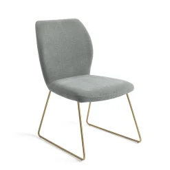 Jesper Home Beige Eetkamerstoelen|Eetkamerstoelen Zonder Armleuning|Eetkamerstoel Ikata Slide Gold