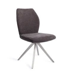 Jesper Home Beige Eetkamerstoelen|Draaibare Eetkamerstoelen|Eetkamerstoel Ikata Turn Steel, Draaibaar