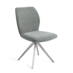 Jesper Home Beige Eetkamerstoelen|Draaibare Eetkamerstoelen|Eetkamerstoel Ikata Turn Steel, Draaibaar