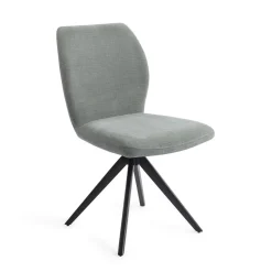 Jesper Home Beige Eetkamerstoelen|Draaibare Eetkamerstoelen|Eetkamerstoel Ikata Turn Black, Draaibaar