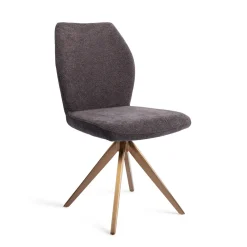 Jesper Home Beige Eetkamerstoelen|Draaibare Eetkamerstoelen|Eetkamerstoel Ikata Turn Rose, Draaibaar