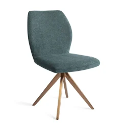 Jesper Home Beige Eetkamerstoelen|Draaibare Eetkamerstoelen|Eetkamerstoel Ikata Turn Rose, Draaibaar