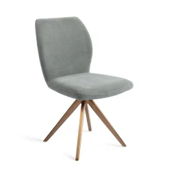 Jesper Home Beige Eetkamerstoelen|Draaibare Eetkamerstoelen|Eetkamerstoel Ikata Turn Rose, Draaibaar