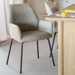 Eleonora Eetkamerstoelen Met Armleuning|Eetkamerstoel Indy