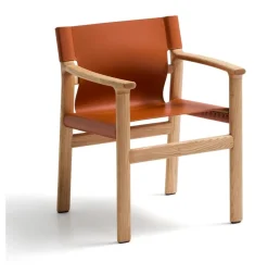Kave Home Eetkamerstoelen Met Leer Of Kunstleer|Eetkamerstoelen Met Armleuning|Eetkamerstoel Jan Leder en essenhout