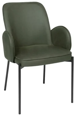 LABEL51 Eetkamerstoelen Met Leer Of Kunstleer|Eetkamerstoelen Met Armleuning|Eetkamerstoel Jari Microfiber