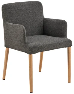 Bendt Eetkamerstoelen Bouclé / Teddy|Eetkamerstoelen Met Armleuning|Eetkamerstoel Jeris Bouclé