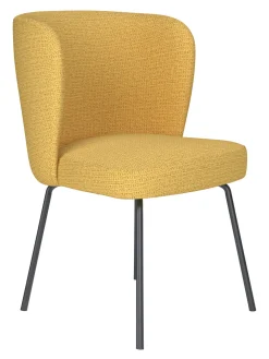 ZILT Eetkamerstoelen Zonder Armleuning|Eetkamerstoel Joshalyn Geweven stof