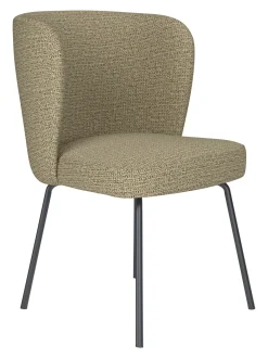 ZILT Eetkamerstoelen Zonder Armleuning|Eetkamerstoel Joshalyn Geweven stof