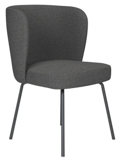 ZILT Eetkamerstoelen Zonder Armleuning|Eetkamerstoel Joshalyn Geweven stof