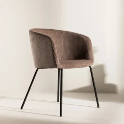 Nohr Eetkamerstoelen Met Armleuning|Eetkamerstoel Karna Rib