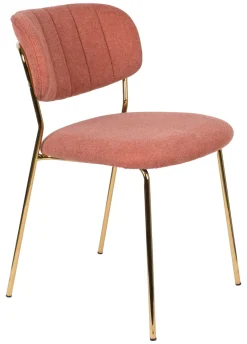 ZILT Eetkamerstoelen Zonder Armleuning|Eetkamerstoel Kolten Goud