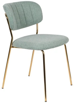 ZILT Eetkamerstoelen Zonder Armleuning|Eetkamerstoel Kolten Goud