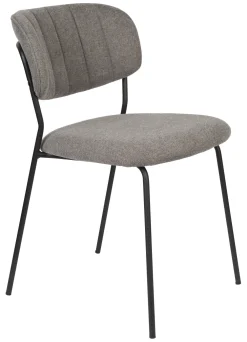 ZILT Eetkamerstoelen Zonder Armleuning|Eetkamerstoel Kolten Zwart