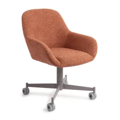 Jesper Home Beige Eetkamerstoelen|Eetkamerstoelen Met Armleuning|Eetkamerstoel Kushi Caster Grey