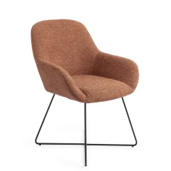 Jesper Home Beige Eetkamerstoelen|Eetkamerstoelen Met Armleuning|Eetkamerstoel Kushi Cross Black