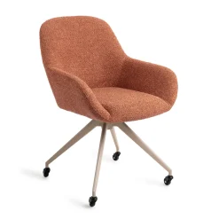 Jesper Home Beige Eetkamerstoelen|Eetkamerstoelen Met Armleuning|Eetkamerstoel Kushi Glide Beige