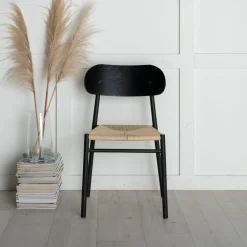 Nohr Eetkamerstoelen Zonder Armleuning|Eetkamerstoel Lakeithia Rattan