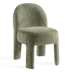 Jesper Home Chenille Eetkamerstoelen|Beige Eetkamerstoelen|Eetkamerstoel Launo Chenille
