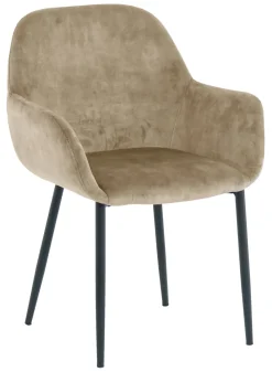 Artistiq Living Eetkamerstoelen Velvet / Fluweel|Eetkamerstoelen Met Armleuning|Eetkamerstoel Linna Velvet