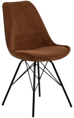 Bendt Beige Eetkamerstoelen|Eetkamerstoelen Zonder Armleuning|Eetkamerstoel Liva Rib