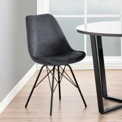 Bendt Eetkamerstoelen Velvet / Fluweel|Beige Eetkamerstoelen|Eetkamerstoel Liva Velvet