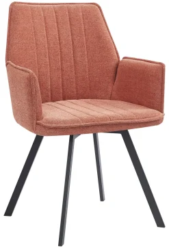 Livingfurn Beige Eetkamerstoelen|Draaibare Eetkamerstoelen|Eetkamerstoel Louise, Draaibaar