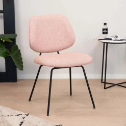 Eleonora Beige Eetkamerstoelen|Eetkamerstoelen Zonder Armleuning|Eetkamerstoel Lynn