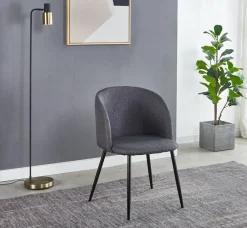 Artistiq Living Eetkamerstoelen Met Armleuning|Eetkamerstoel Marni Antraciet