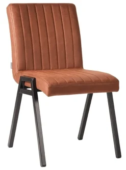 LABEL51 Eetkamerstoelen Met Leer Of Kunstleer|Eetkamerstoelen Zonder Armleuning|Eetkamerstoel Matz