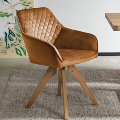 Artistiq Living Eetkamerstoelen Velvet / Fluweel|Draaibare Eetkamerstoelen|Eetkamerstoel Mercur Velvet, draaibaar