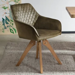 Artistiq Living Eetkamerstoelen Velvet / Fluweel|Draaibare Eetkamerstoelen|Eetkamerstoel Mercur Velvet, draaibaar