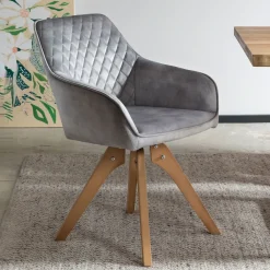 Artistiq Living Eetkamerstoelen Velvet / Fluweel|Draaibare Eetkamerstoelen|Eetkamerstoel Mercur Velvet, draaibaar