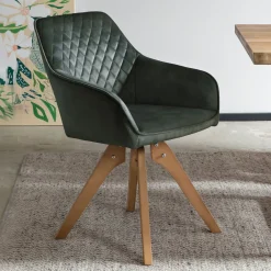 Artistiq Living Eetkamerstoelen Velvet / Fluweel|Draaibare Eetkamerstoelen|Eetkamerstoel Mercur Velvet, draaibaar