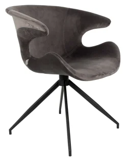 Zuiver Eetkamerstoelen Velvet / Fluweel|Eetkamerstoelen Met Armleuning|Eetkamerstoel Mia Velvet