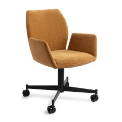 Jesper Home Beige Eetkamerstoelen|Eetkamerstoelen Met Armleuning|Eetkamerstoel Misaki Caster Black