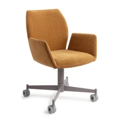 Jesper Home Beige Eetkamerstoelen|Eetkamerstoelen Met Armleuning|Eetkamerstoel Misaki Caster Grey