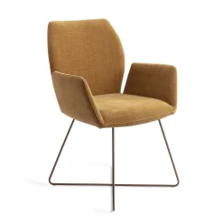 Jesper Home Beige Eetkamerstoelen|Eetkamerstoelen Met Armleuning|Eetkamerstoel Misaki Cross Rose