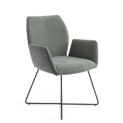 Jesper Home Beige Eetkamerstoelen|Eetkamerstoelen Met Armleuning|Eetkamerstoel Misaki Cross Black