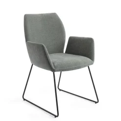 Jesper Home Beige Eetkamerstoelen|Eetkamerstoelen Met Armleuning|Eetkamerstoel Misaki Slide Black