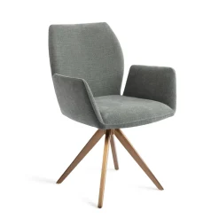 Jesper Home Draaibare Eetkamerstoelen|Eetkamerstoelen Met Armleuning|Eetkamerstoel Misaki Turn Rose, Draaibaar